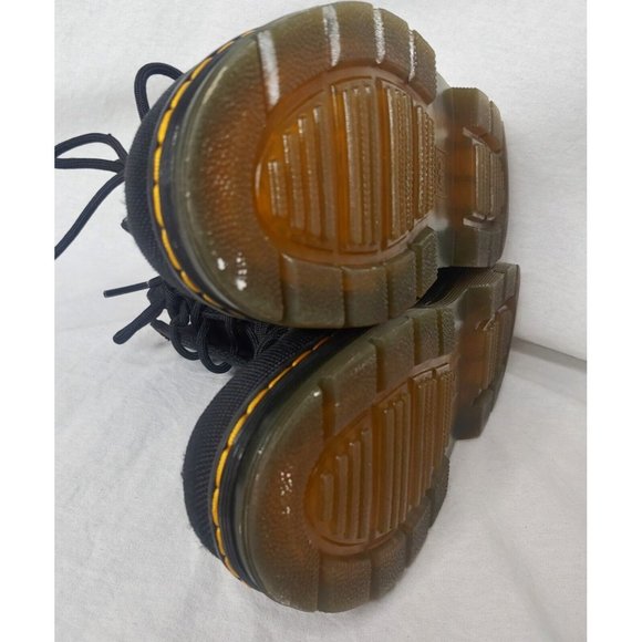 Dr Martens AirWair Combs Juinior Youth Size US 3 UK 2 EU34 Boots Black Canvas - Picture 13 of 16